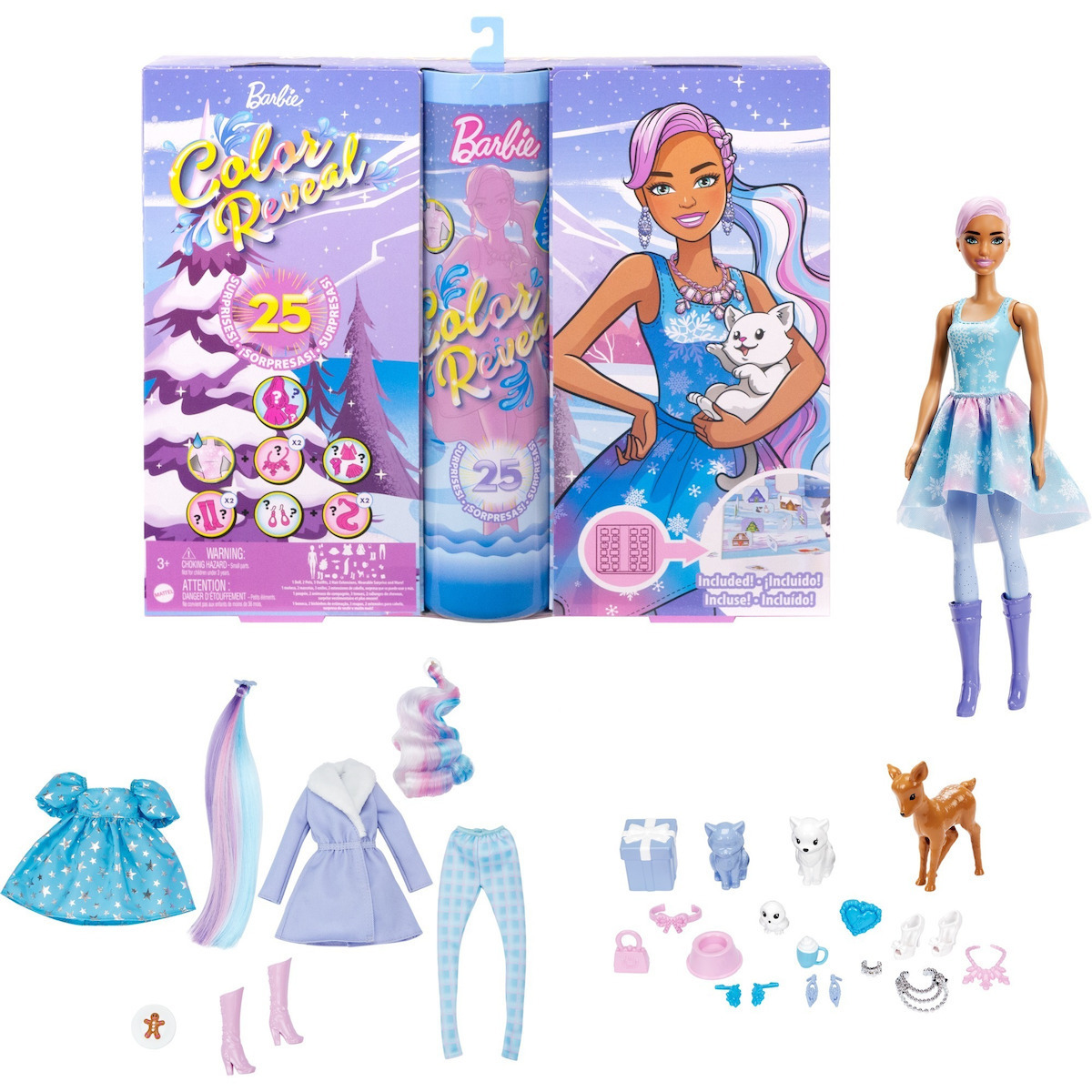 Barbie Color Reveal Advent Calendar 2022 3 HJD60 Skroutz.gr