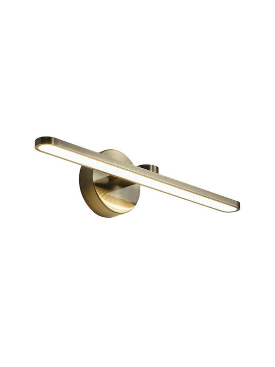 Elmark Modern Lamp Wall with Integrated LED and Natural White Light Bronze 30cm