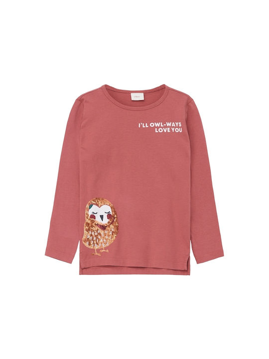 S.Oliver Kids Blouse Long Sleeve Orange