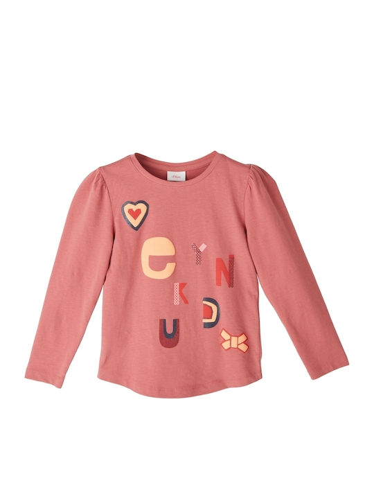 S.Oliver Kids Blouse Long Sleeve Orange