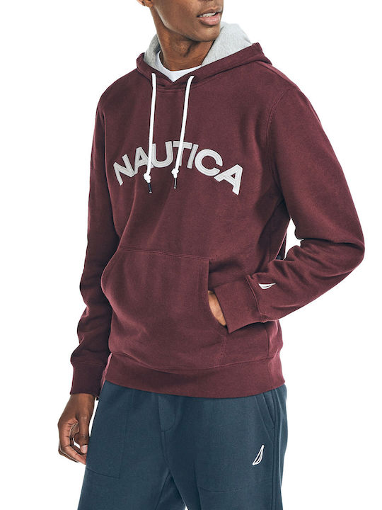 Nautica Hanorac cu Glugă Burgundy