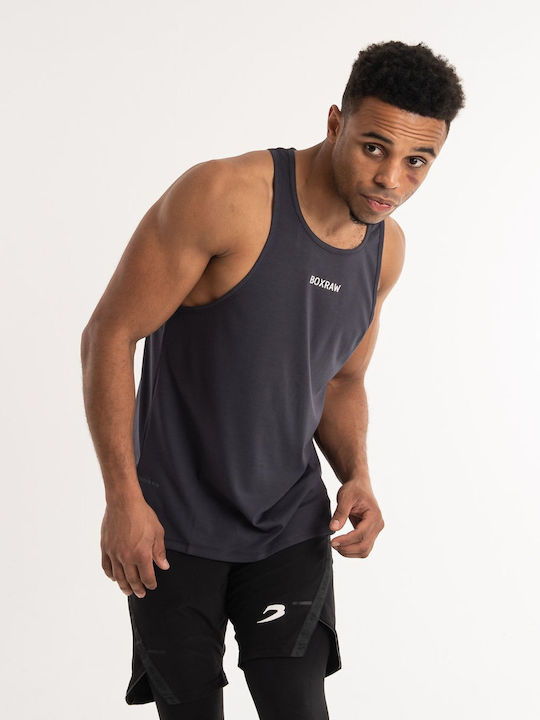 Herren Boxraw SMRT-TEC Stringer Trainings Tank Top - Kohle