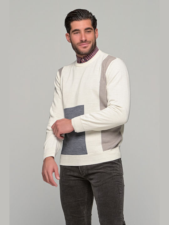 PHOENIX woolen men's knitwear - 133080 Ecru