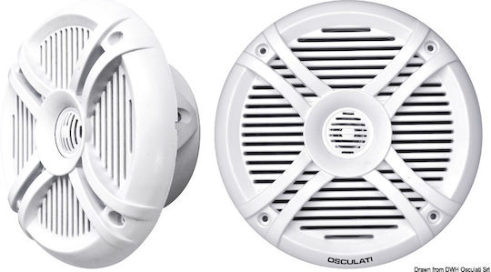 Sail Marine Set difuzoare marine RGB Multicolour Impermeabile 5.25" cu 80W RMS Alb