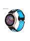 Sonique Sport Strap Silicone Black / Blue (Universal 20mm)