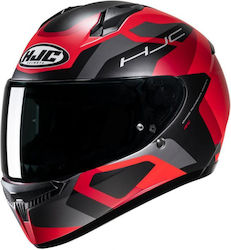 HJC C10 Tins Full Face Helmet with Sun Visor ECE 22.06 MC1SF