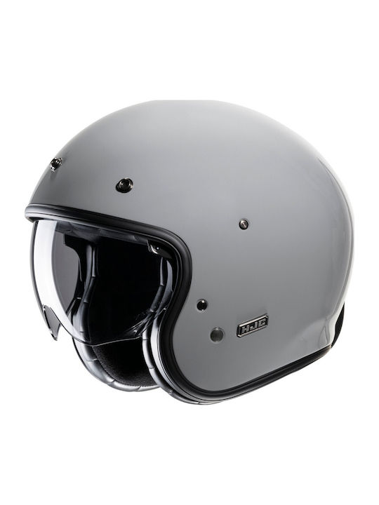 HJC V31 Nardo Grey Motorcycle Helmet Jet ECE 22...