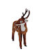 JK Home Decoration Christmas Fabric Figure Reindeer Height 15cm