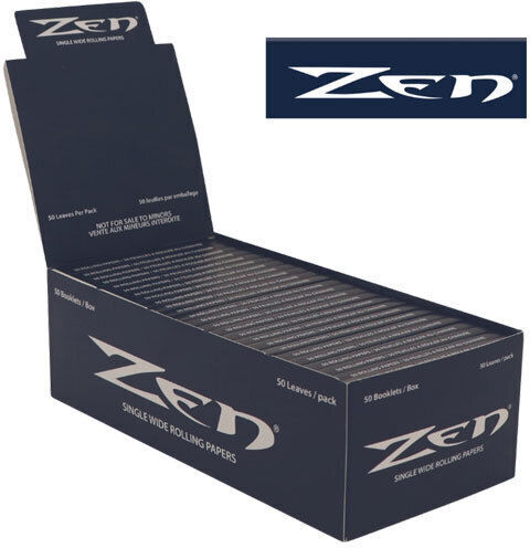 Zen Collection Blue Organic Hemp Χαρτάκια Στριφτού Τσιγάρου 50 φύλλα 50τμχ