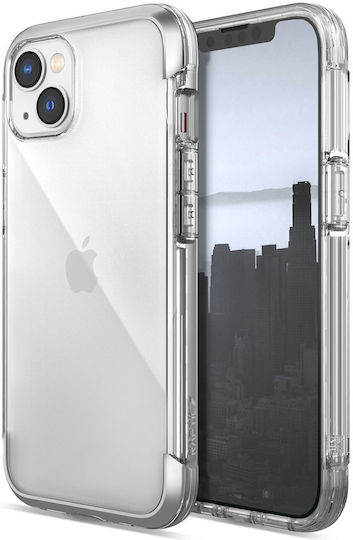 Raptic X-Doria Air Back Cover Plastic / Silicon Argintiu (iPhone 14)