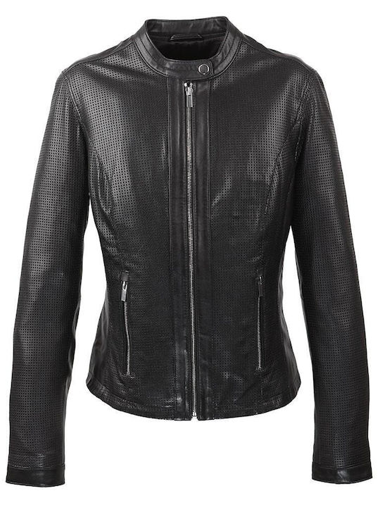 Leather jacket ESTET BLAUER Black