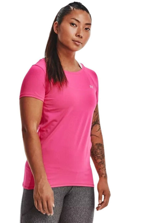 Under Armour Women's Athletic T-shirt Fast Drying Fuchsia