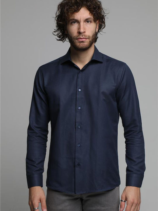 Cămașă Oxford slim fit - BLUE