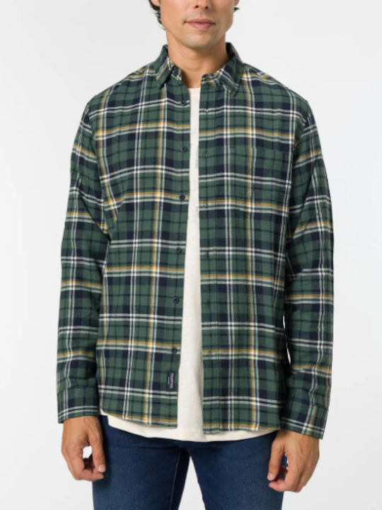 Shirt Shirt Flannel CARO - Tiffosi (Green) 10046808-MANAGUA