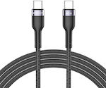 Tech-Protect Ultraboost Braided USB 2.0 Cable USB-C male - USB-C male 60W Black 2m