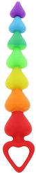 ToyJoy Rainbow Hearts Beads Πρωκτικές Μπίλιες