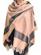 Verde Taupe Damen Poncho