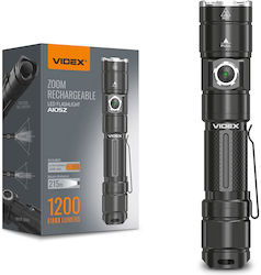 Videx VLF-A105Z Στεγανός Επαναφορτιζόμενος Φακός LED 1200lm