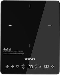 Cecotec Full Crystal Onyx Επιτραπέζια Εστία Επαγωγική Μονή Μαύρη