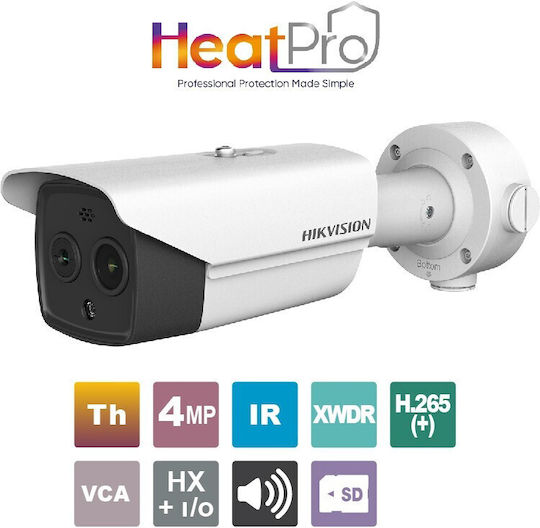 DS-2TD2617-3/PA IP Θερμική Κάμερα Παρακολούθησης με Φακό 4mm Thermal & Optical