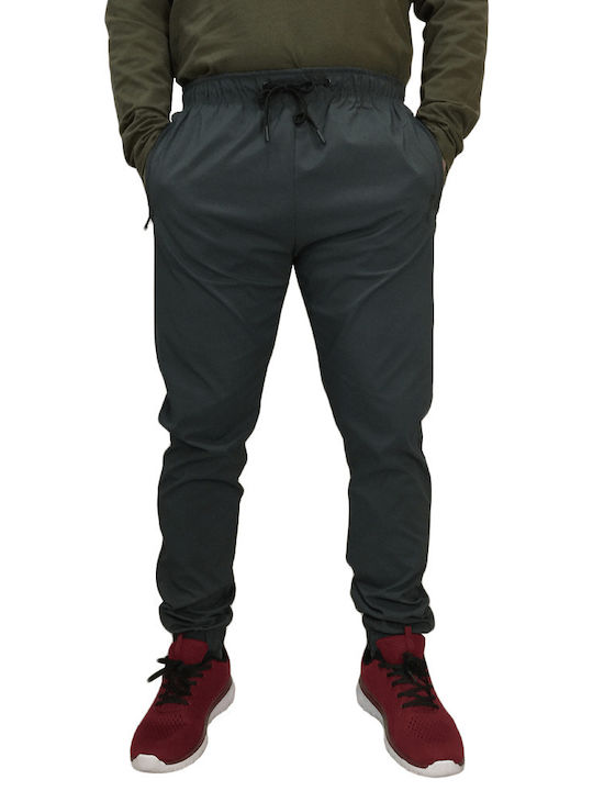 Double Sweatpants with Elastic Gray