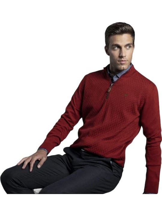 Langarm-Pullover Rot
