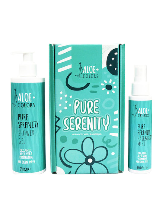 Aloe Colors Pure Serenity Gift Set Skin Care Set for Body Cleaning 2pcs