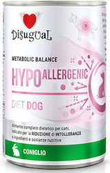 Disugual Metabolic Balance Hypoallergenic Canned Diet Wet Dog Food with Rabbit 1 x 400gr