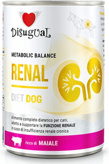 Disugual Metabolic Balance Renal Υγρή Τροφή Σκύλων σε Κονσέρβα Διαίτης με Χοιρινό Διαίτης 400gr