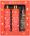 Eolia Cosmetics Christmas Edition Skin Care Set for Moisturizing & Body Cleaning 3pcs