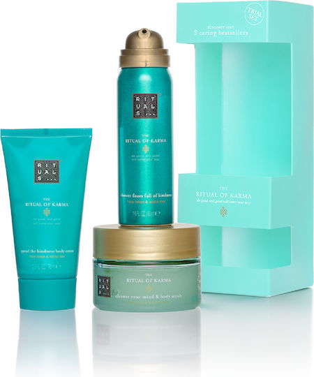 Rituals The Ritual Of Karma 3-Piece Skin Care Set for Moisturizing and Body Cleaning