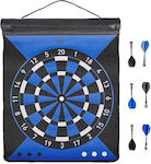 Gentlemen's Hardware Dartboard Roll Set with Target & 6 Darts Magnetic