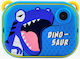 Skysonic Skysonic Instant Kids Kompakte Kamera 12MP mit Bildschirmgröße 2.4" Dinosaurier Blau