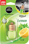 Aroma Car Car Air Freshener Pendand Liquid Lemon 6ml