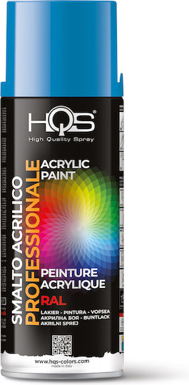 HQS Spray Paint Acrylic Light Blue RAL 5012 400ml