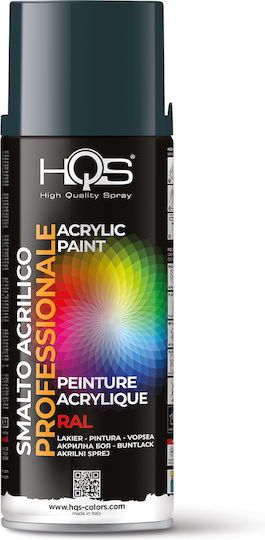 HQS Spray Paint Acrylic Gray RAL 7016 400ml