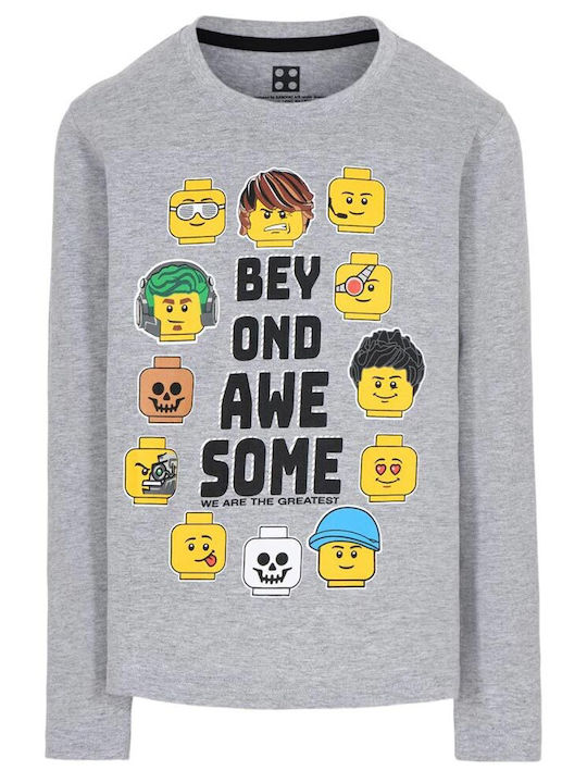 Kids' Shirt Long Sleeve Gray