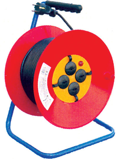 CHaralampidis 4 Plätze mit Kabel 33m Durchmesser 3 x 2.5mm² Rot