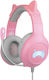 FR-TEC Tanooki Over Ear Gaming Headset with Connection 3.5mm Pink