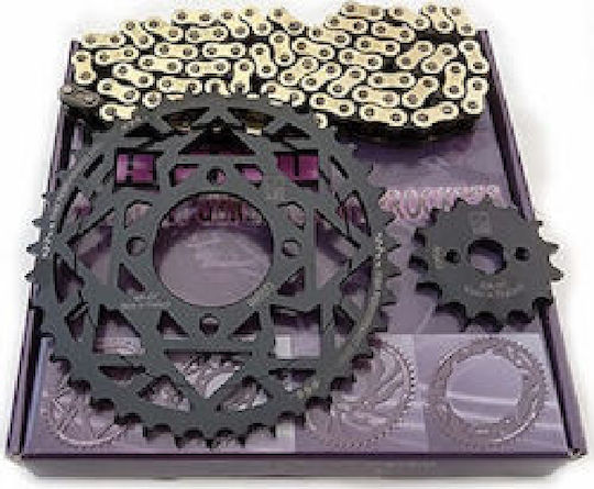 Ryno Chain & Sprocket Kit 428 for Yamaha Crypton S 115