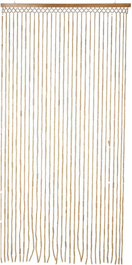 Bamboo Door Curtain Ecru 90x180cm HZ1905380
