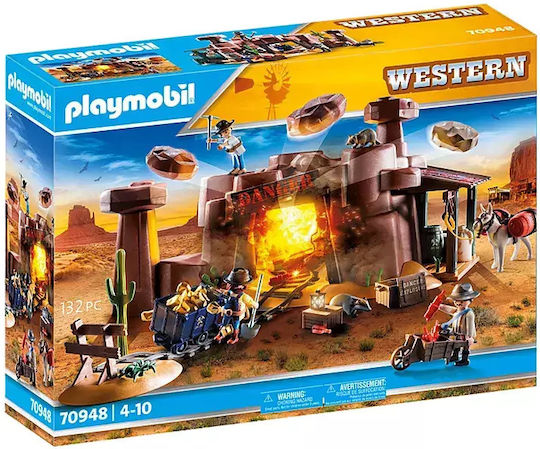 Playmobil Western Goldmine & Gold Diggers des Wilden Westens für 4-10 Jahre