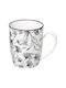 Floral Mug White 340ml