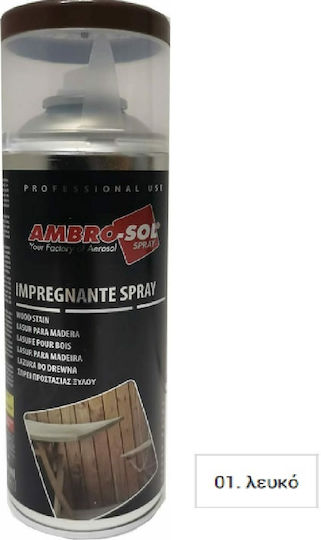 Ambro-Sol Spray Polish with Satin Effect White 400ml