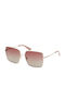 Guess Women's Sunglasses with Gold Metal Frame and Pink Gradient Lens GU7866 32T