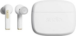 Sudio TWS N2 In-ear Bluetooth Handsfree Ακουστικά με Αντοχή στον Ιδρώτα και Θήκη Φόρτισης Λευκά