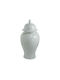 Artekko Decorative Vase Ginger White 25x25x51cm