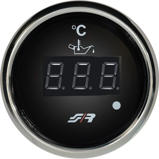 Simoni Racing Instrument digital Temperatura uleiului Pentru mașină 52mm