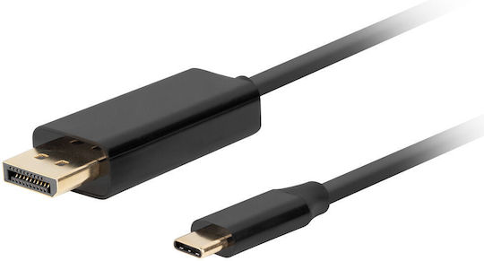 Lanberg USB 3.2 Video Cable USB-C Male - DisplayPort Black 3m CA-CMDP-10CU-0030-BK