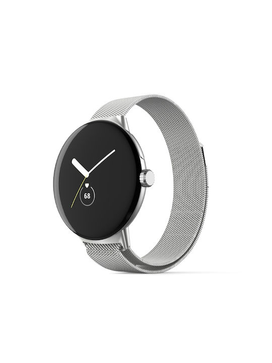 Λουράκι Ασημί (Google Pixel Watch 1 / 2 / 3 41mm) Λουράκι Ασημί (Google Pixel Watch 1 / 2 / 3 41mm)